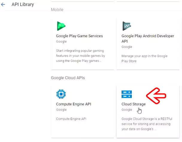 Cloud storage