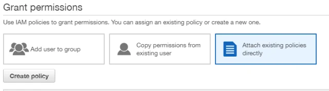 Grant permissions