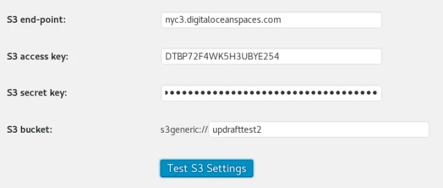 S3 secret key