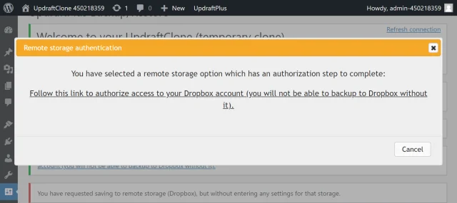 Authorize account