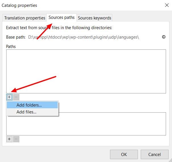 Source path window