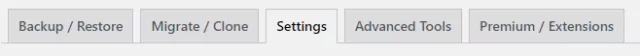 settings