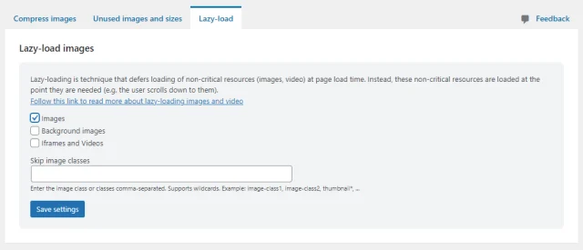 Lazy load images