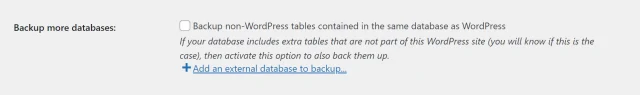 Backup more databases